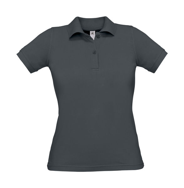 Polo femme publicitaire | Safran Pure women Polo Dark Grey