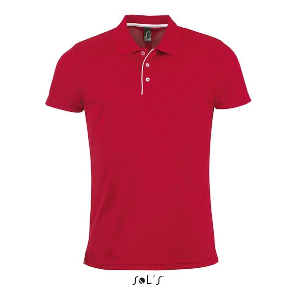 Polo personnalisé sport homme | Performer Men Rouge