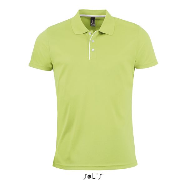 Polo personnalisé sport homme | Performer Men Vert pomme