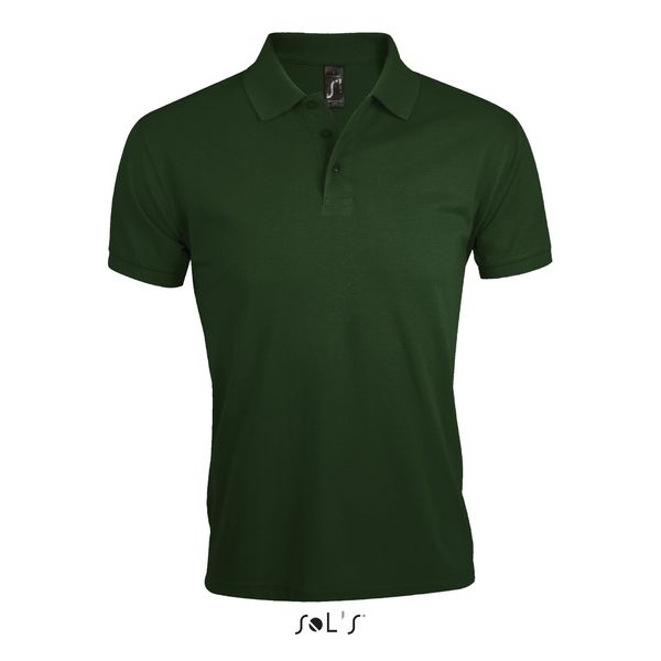 Polo publicitaire homme polycoton | Prime Men Vert bouteille