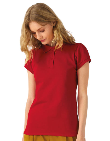 Polo bio femme personnalisé | Inspire Polo  women Fire Red