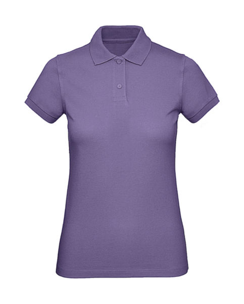 Polo bio femme personnalisé | Inspire Polo  women Millenial Lilac