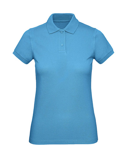 Polo bio femme personnalisé | Inspire Polo  women Very Turquoise