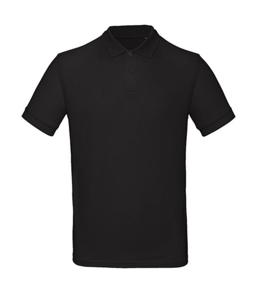 Polo bio homme publicitaire | Inspire Polo  men Black