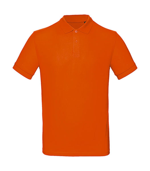 Polo bio homme publicitaire | Inspire Polo  men Orange