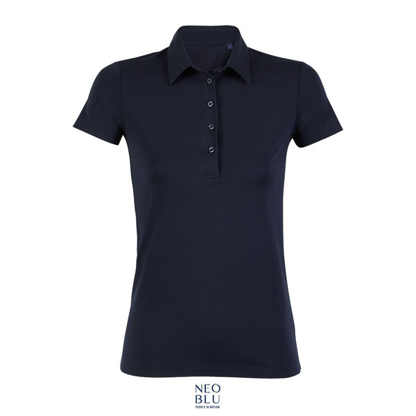 Polo jersey personnalisé | Oscar Women Bleu léger