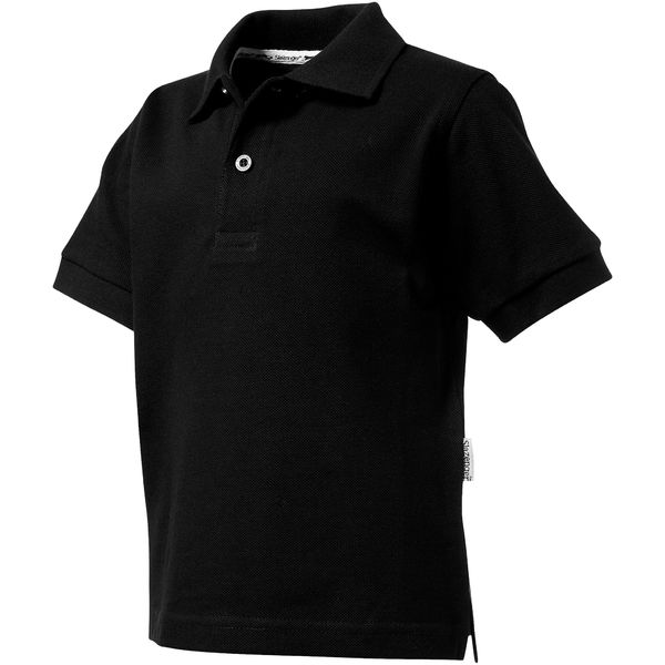 Polo publicitaire manches courtes enfant Forehand Noir