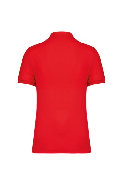 Polo personnalisé bio maille piquée homme Poppy Red