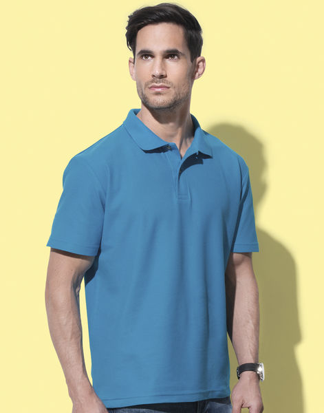 Polo personnalisé homme manches courtes | Polo Ocean Blue