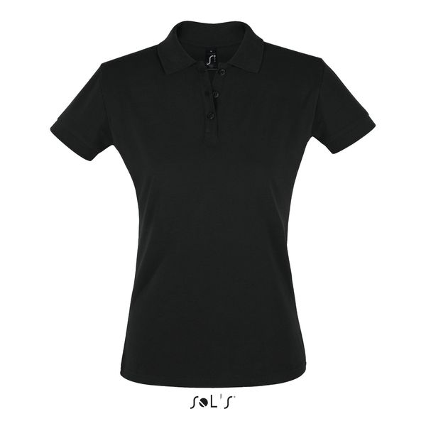 Polo personnalisé femme | Perfect Women Noir