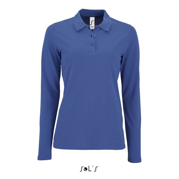 Polo personnalisé piqué femme | Perfect LSL Women Royal