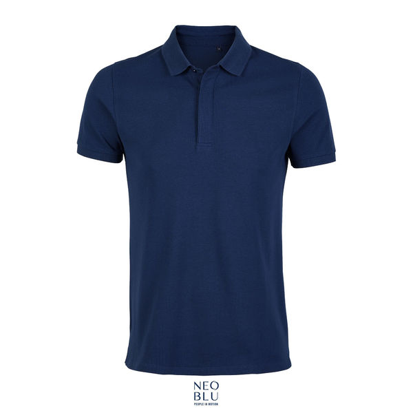 Polo Piqué personnalisé | Owen Men Bleu intense