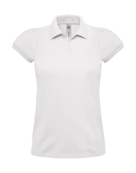 Polo femme heavymill publicitaire | Heavymill women Polo White