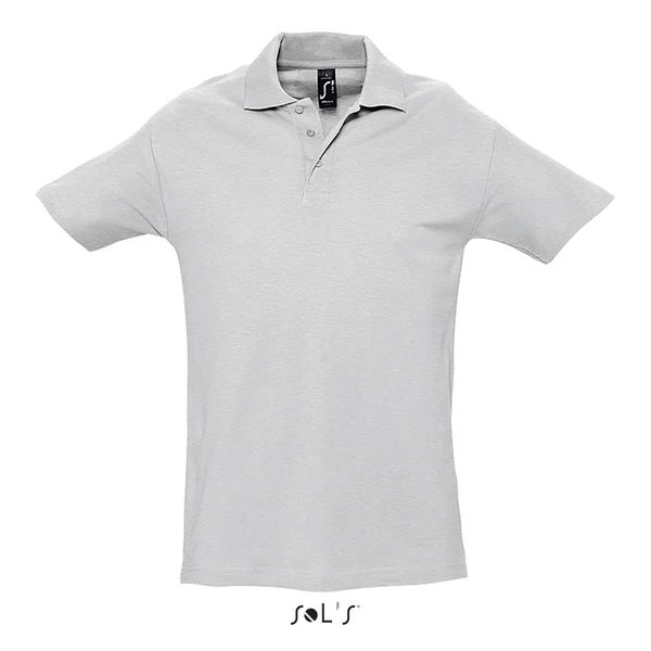 Polo publicitaire homme | Spring II Blanc chine
