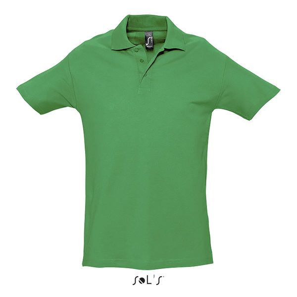 Polo publicitaire homme | Spring II Vert prairie