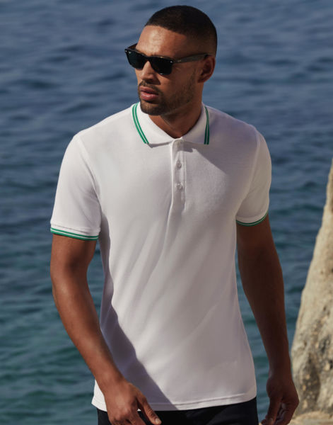 Polo premium avec liseré publicitaire | Tipped Polo