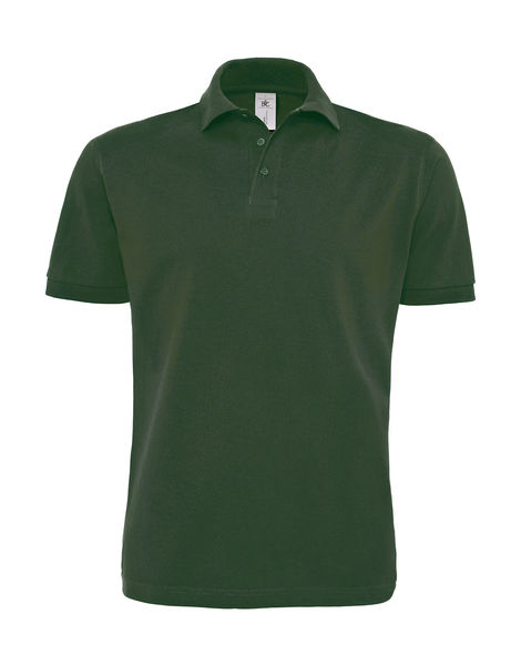 Polo publicitaire homme manches courtes | Heavymill Piqué Polo Bottle Green