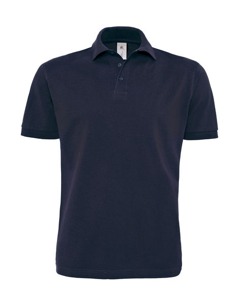 Polo publicitaire homme manches courtes | Heavymill Piqué Polo Navy