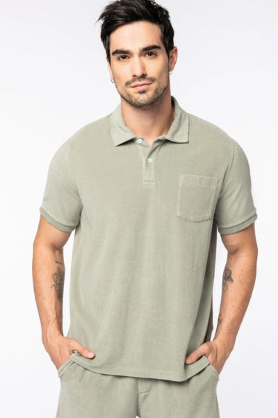 Polo bio et recyclé homme publicitaire | Towel Terry 4