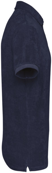 Polo bio et recyclé homme publicitaire | Towel Terry Navy Blue