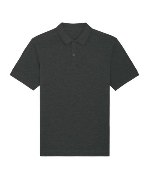 Polo écoresponsable unisexe publicitaire | Prepster Dark Heather Grey