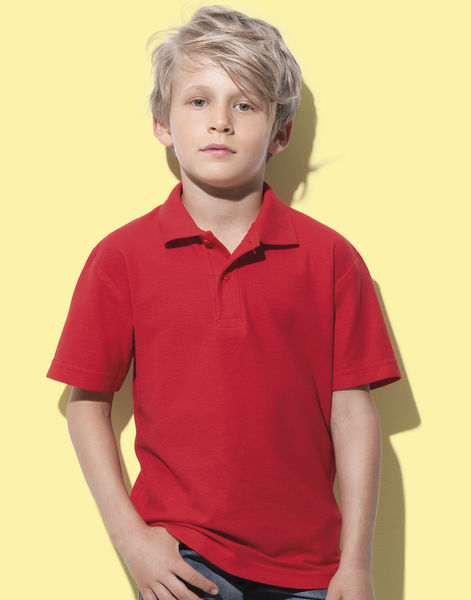 Polo publicitaire enfant manches courtes | Polo Kids Scarlet Red