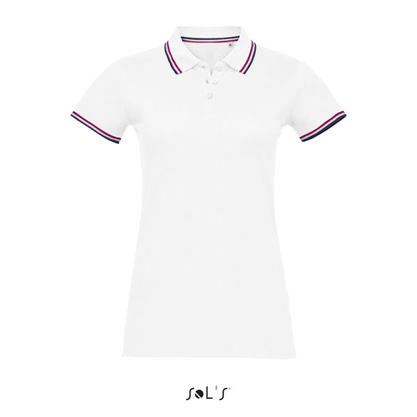 Polo publicitaire femme | Prestige Women Blanc