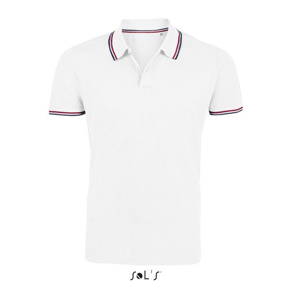 Polo publicitaire homme | Prestige Men Blanc
