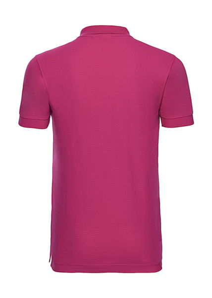 Polo stretch homme publicitaire | Juribei Fuchsia