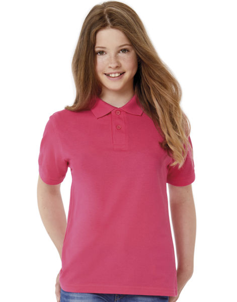 Polo publicitaire enfant manches courtes | Safran kids Polo Fuchsia