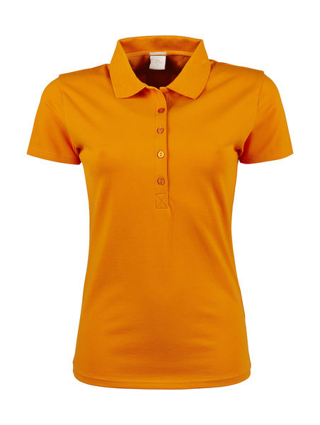 Polo publicitaire cintré femme manches courtes | Sabro Mandarin
