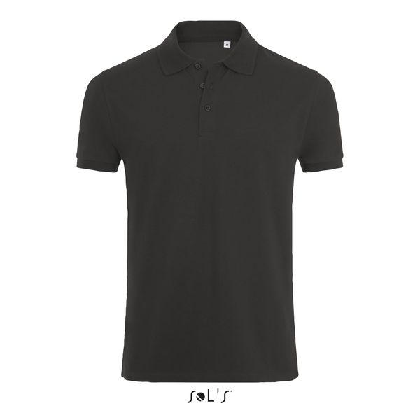 Polo publicitaire coton élasthanne homme | Phoenix Men Anthracite chiné