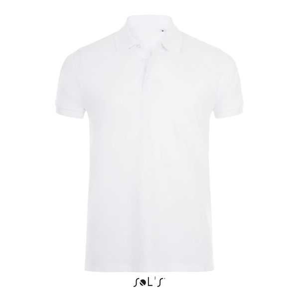 Polo publicitaire coton élasthanne homme | Phoenix Men Blanc