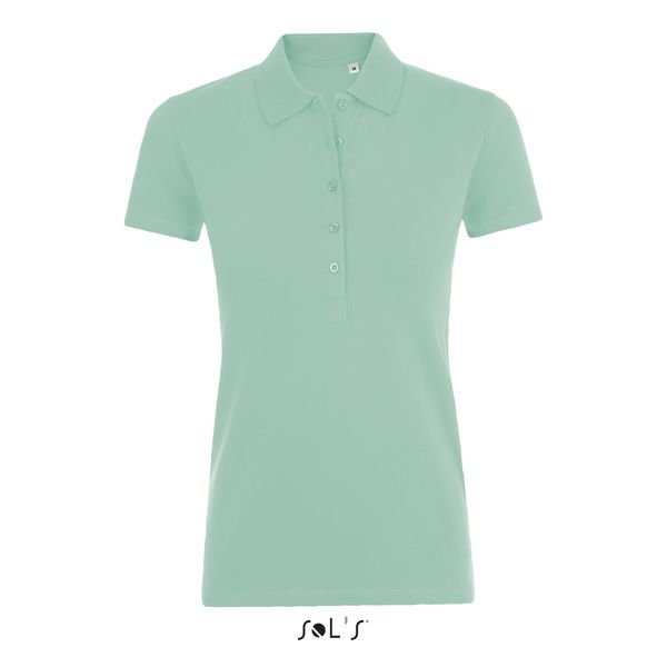 Polo personnalisé coton élasthanne femme | Phoenix Women Mint