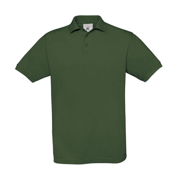 Polo publicitaire homme manches courtes | Safran Piqué Polo Bottle Green