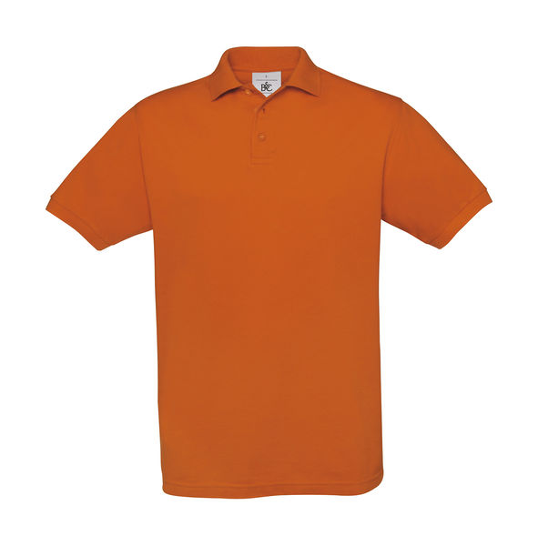 Polo publicitaire homme manches courtes | Safran Piqué Polo Pumpkin Orange