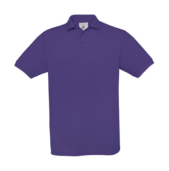 Polo publicitaire homme manches courtes | Safran Piqué Polo Purple