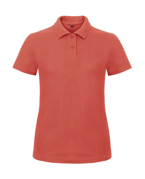 Polo femme personnalisé | ID.001 women Piqué Polo Pixel Coral