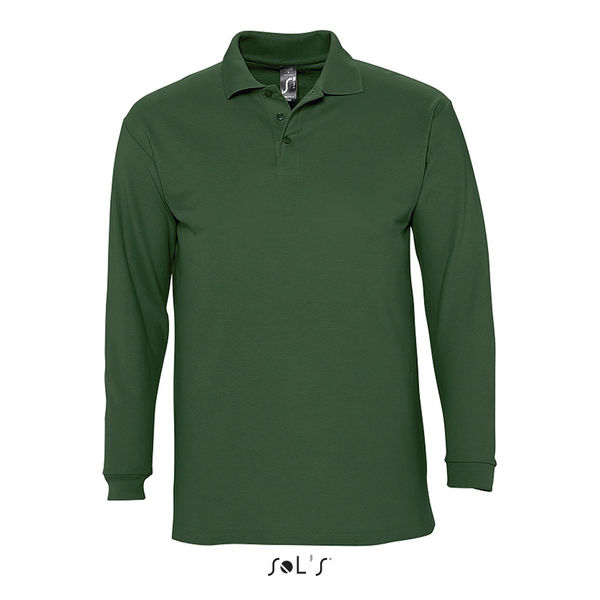 Polo publicitaire homme | Winter II Vert golf