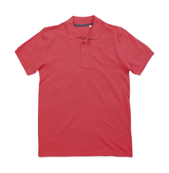 Polo publicitaire homme manches courtes | Harper Polo Salmon Pink