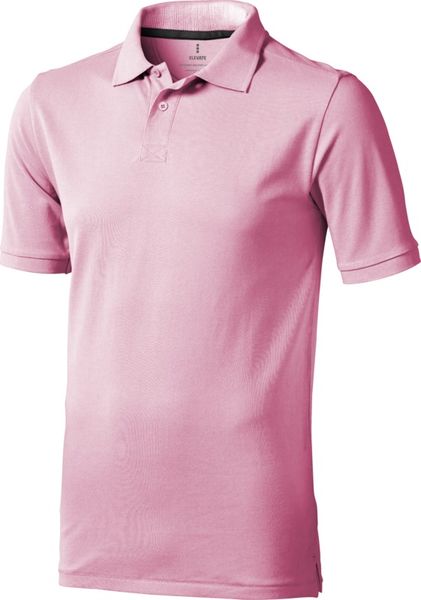 Polo personnalisé manches courtes pour hommes Calgary Light Pink