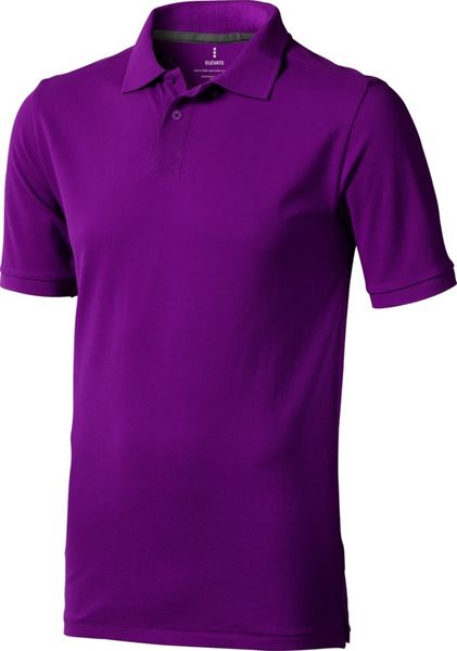 Polo personnalisé manches courtes pour hommes Calgary Prune