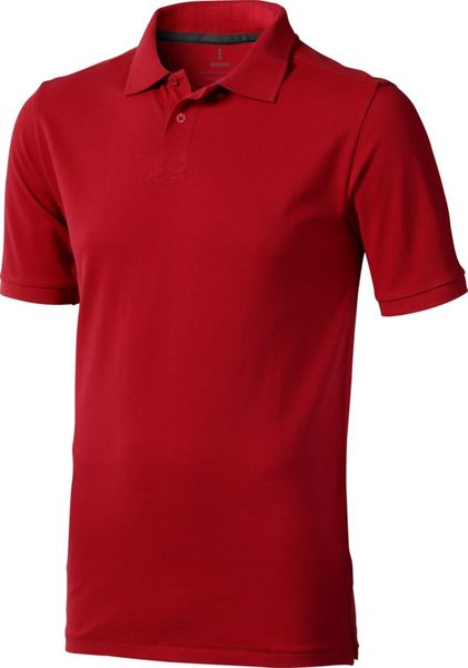 Polo personnalisé manches courtes pour hommes Calgary Rouge