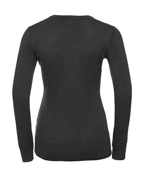 Pullover femme col v publicitaire | Urdaneta Black