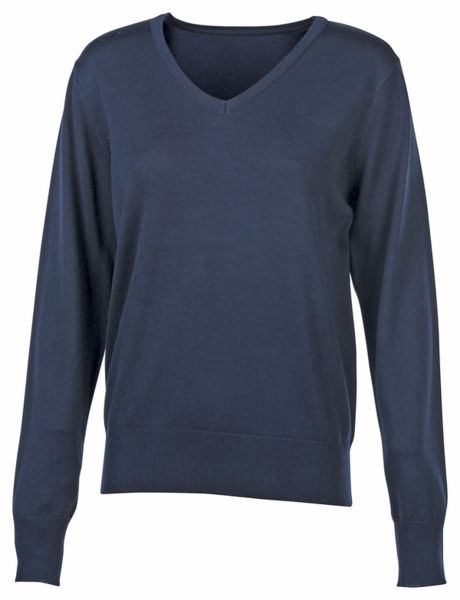 Pull Publicitaire - Ladies V Neck Navy