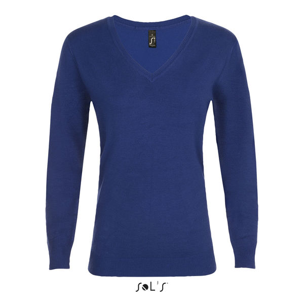 Pull personnalisé col v femme | Glory Women Outremer