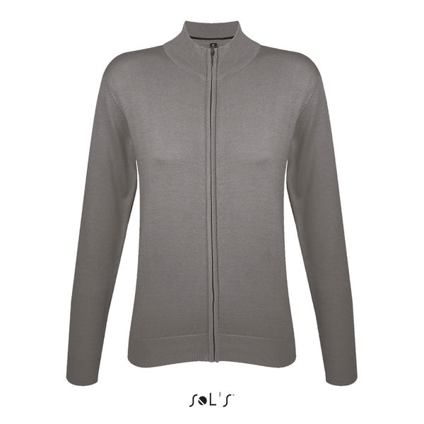 Gilet publicitaire femme zippé | Gordon Women Gris moyen