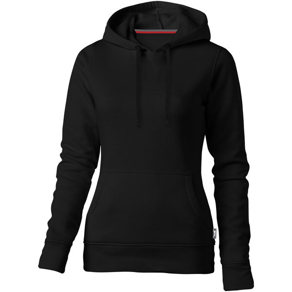 Sweater publicitaire capuche femme Alley Noir