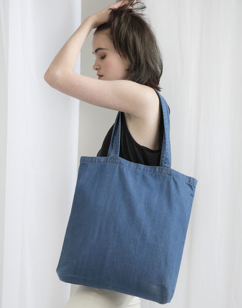 Sac à bandoulière personnalisé unisexe | Norell Denim Blue