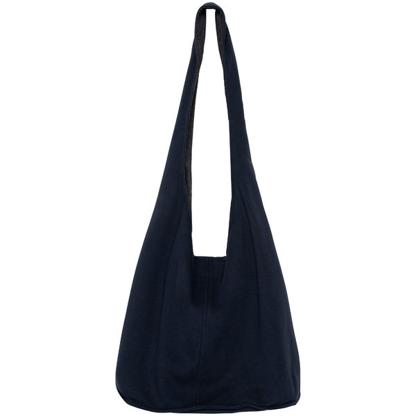 Sac bandoulière en molleton Navy Blue